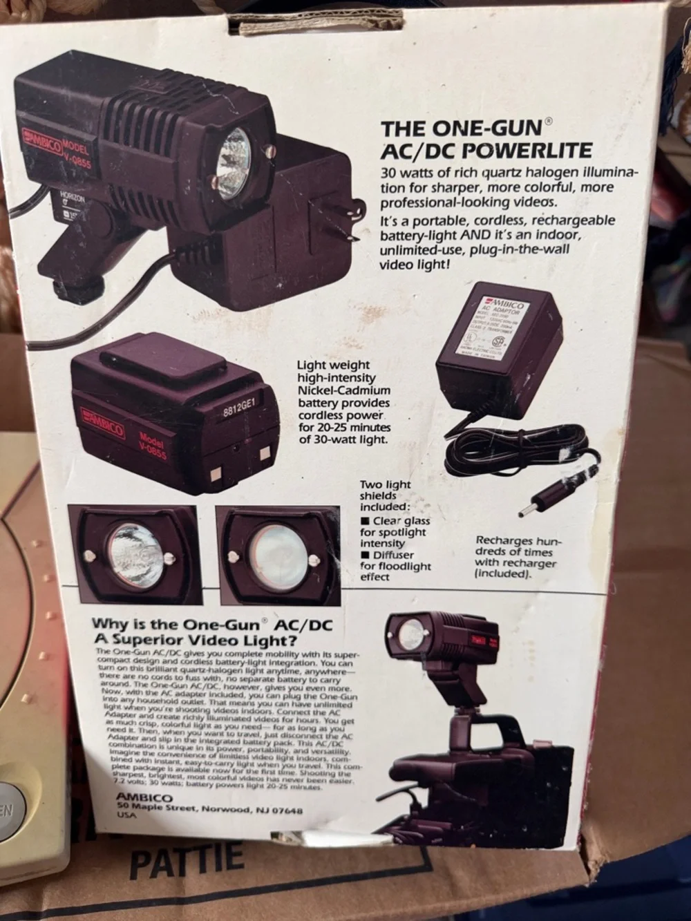 Powerlite V-0855 Video Light in Black